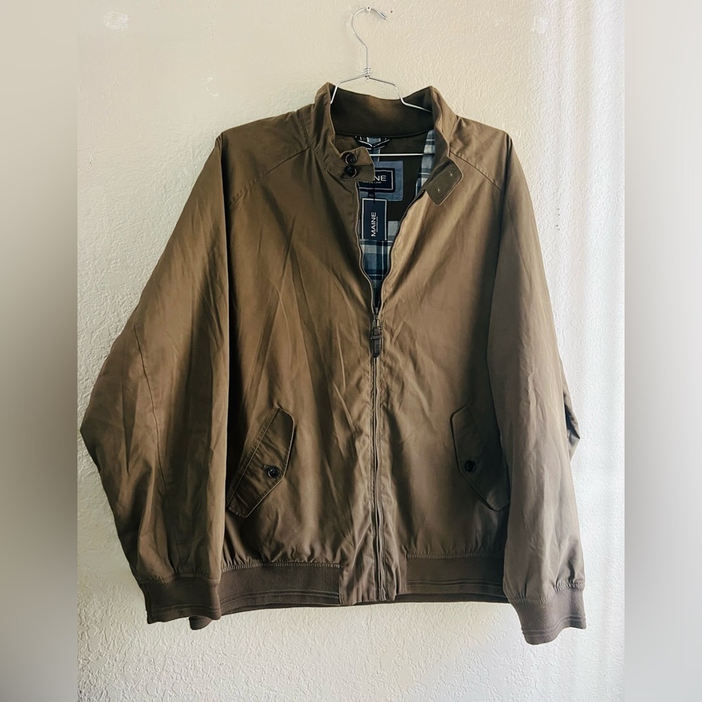 MAINE NEW ENGLAND 36 OLIVE COLOR MENS XXXL JACKET NEW